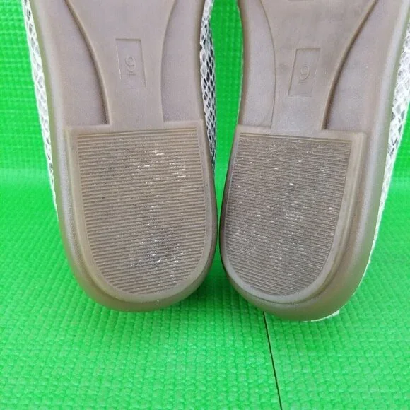 ✅Aerosoles Sherbet Faux Snake-Skin Ballet Flats Women's 9M Slip On Shoes - Picture 16 of 16